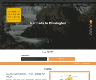 Madhya-Pradesh-Tourism.com(Madhya Pradesh Tourism portal) Screenshot