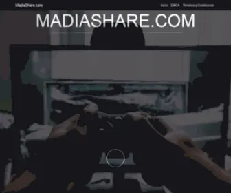Madiashare.com(MadiaShare homepage. Designed by Ingenious Development) Screenshot