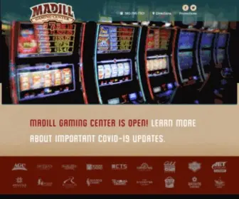 Madillgaming.com(Madill gaming center) Screenshot