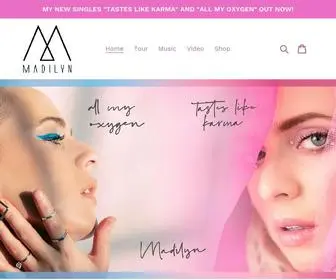 Madilyn.net(Madilyn Bailey Official Website) Screenshot