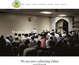 Madinamasjidnyc.org(Madina Masjid) Screenshot