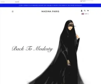 Madinaparis.com(MADINA PARIS) Screenshot