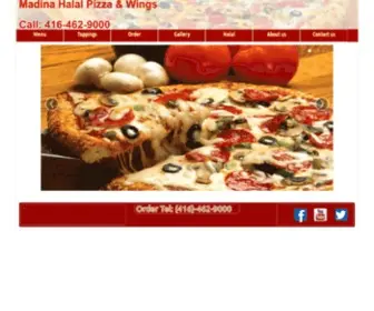 Madinapizza.com(Madina Halal Pizza) Screenshot