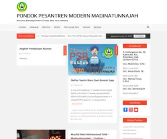 Madinatunnajah.sch.id(An Islamic Boarding School in Cirebon) Screenshot