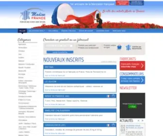 Madine-France.com(Le site des achats Made in France) Screenshot