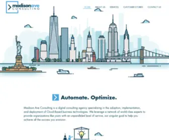 Madisonaveconsulting.com(Madison Ave Consulting) Screenshot
