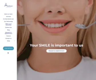 Madisonavenuesmiles.com(New York Dentist) Screenshot