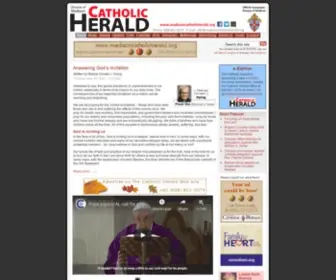 Madisoncatholicherald.org(Catholic Herald) Screenshot