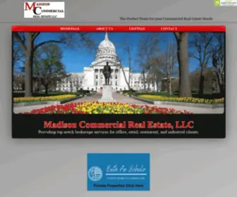 Madisoncommercialre.com(Madison Commercial Real Estate) Screenshot