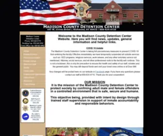 Madisoncountydetention.com(The Madison County Detention Center) Screenshot