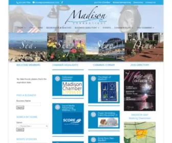 Madisonct.com(Madison CT Chamber of Commerce) Screenshot