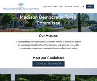 Madisondemocrats.org(Madison Democrats) Screenshot