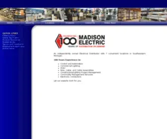 Madisonelectric.com(Madison Electric Company) Screenshot