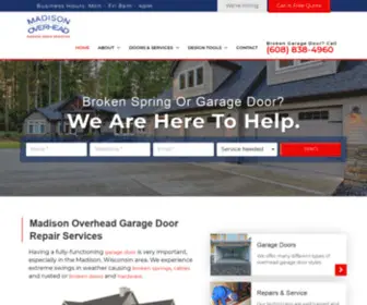 Madisongaragedoorservices.com(Garage Door Repair Services in Madison) Screenshot