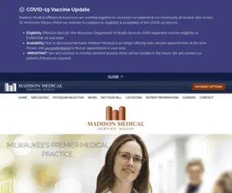 Madisonmedical.com(Milwaukee's Premier Medical Practice) Screenshot