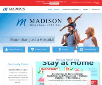 Madisonmemorial.org Screenshot