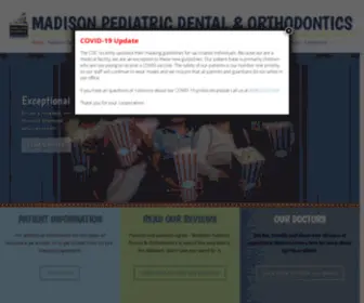 MadisonpediatriCDental.com(Madison Pediatric Dental & Orthodontics) Screenshot