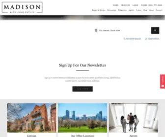 Madisonprops.com(Denver Englewood Parker Littleton Real Estate) Screenshot