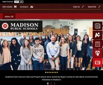 Madisonpublicschools.org(Madison Public Schools) Screenshot
