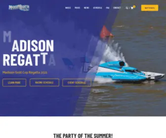 Madisonregatta.com(Fast Boats & Loud Music) Screenshot
