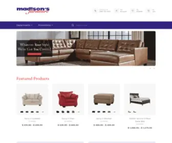 Madisonsfurniture.com(Madison's Furniture) Screenshot