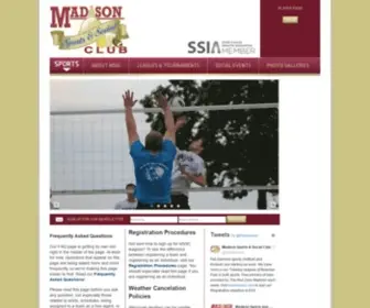 Madisonssc.com(Madison Sports and Social Club) Screenshot