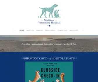 Madisonvetpc.com(Madison Veterinary Hospital) Screenshot