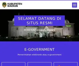 Madiunkab.go.id(PEMERINTAH KABUPATEN MADIUN) Screenshot