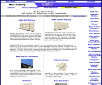 Madixshelving.com(Madix Shelving In Stock Everyday) Screenshot