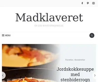 Madklaveret.dk(En god mavefornemmelse) Screenshot