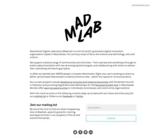 Madlab.org.uk(Grassroots Innovation) Screenshot