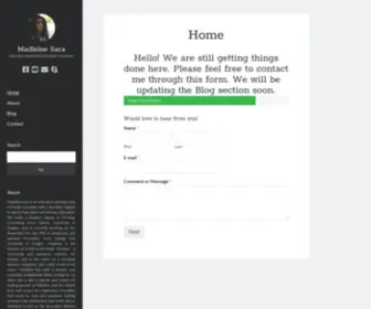 Madleinesara.com(Education Specialist & Christian Counselor) Screenshot