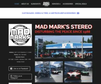 Madmarks.com(With over 25 years in the custom audio arena Mad Mark's Stereo) Screenshot