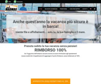 Madmaxcharter.it(MadMax Charter) Screenshot