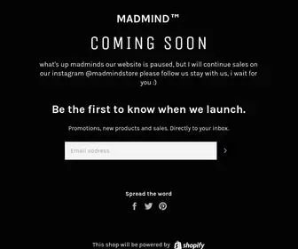 Madmindclothing.com(MADMIND) Screenshot