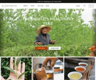 Madmonktea.com(Mad Monk Tea) Screenshot