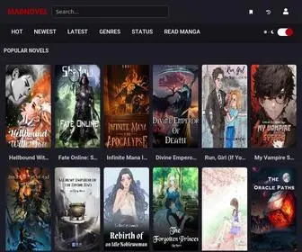 Madnovel.com(Best Online Novel Reader) Screenshot