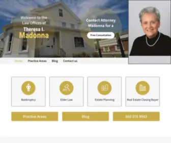 Madonnalawoffice.com(Theresa I) Screenshot