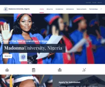 Madonnauniversity.edu.ng(One of the Best Universities in Nigeria) Screenshot