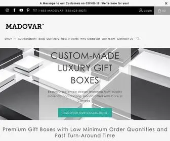 Madovar.com(Luxury Rigid Gift Boxes) Screenshot