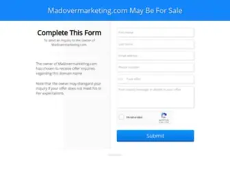 Madovermarketing.com(Mad Over Marketing) Screenshot
