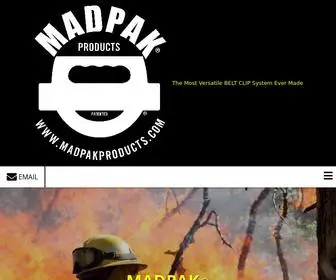 Madpakproducts.com(MADPAK The Most Versatile BELT CLIP System Ever Made) Screenshot