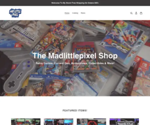 Madpixelshop.com(Madlittlepixel Store) Screenshot