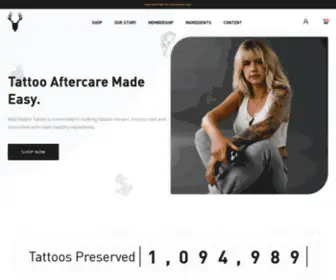 Madrabbit.com(Mad Rabbit Tattoo) Screenshot