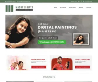 Madrasigifts.com(Madrasi Gifts) Screenshot