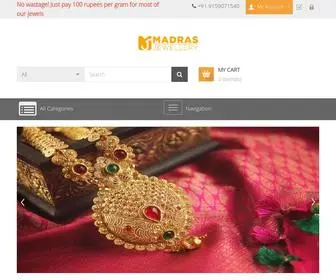 Madrasjewellery.com(Madras Jewellery) Screenshot