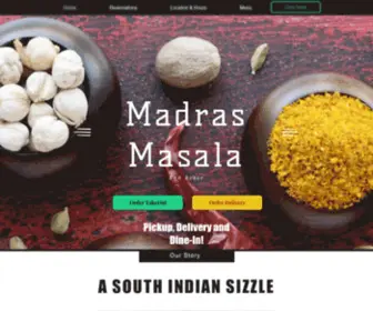 Madrasmasala.com(Madras Masala) Screenshot