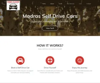 Madrasselfdrivecars.com(Madras Self Drive Cars) Screenshot