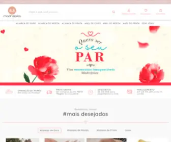 Madrejoias.com.br(Aliança de ouro) Screenshot