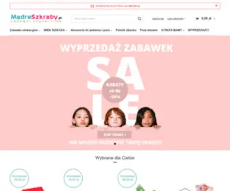Madreszkraby.pl(Markowe zabawki edukacyjne dla dzieci) Screenshot